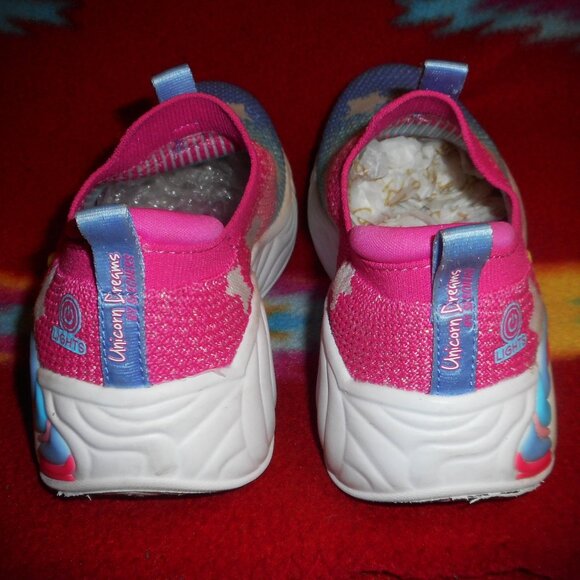 Skechers Unicorn Dreams Sherbert Stars Sneaker *Little Kids Size: 13.5 - Picture 6 of 10